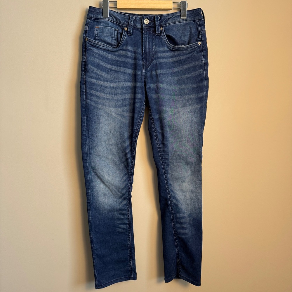 Buffalo David Bitton Ash-X Slim Stretch Denim Jeans Blue Mens 30x32 Indie School